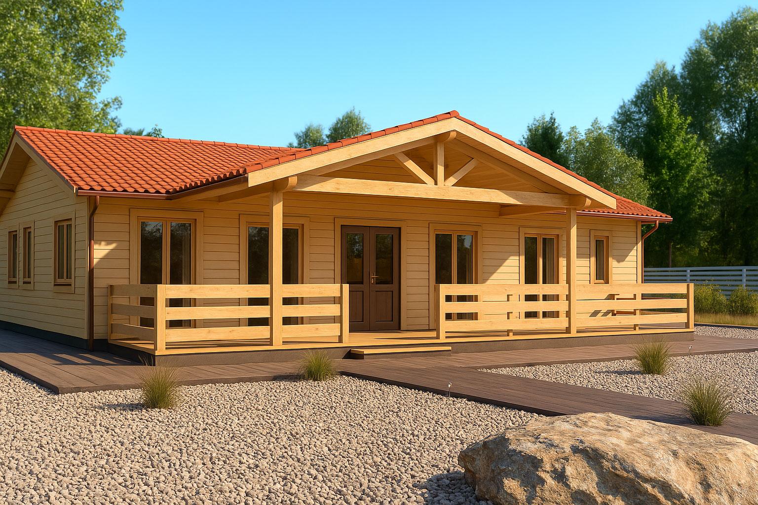 Casa T5 de madeira — Euromodular